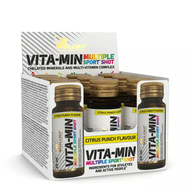 Olimp Vita-Min Multiple Sport Shot - 9 x 25 ml Ampułka szklana