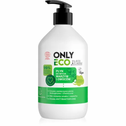 ONLY ECO Płyn do Mycia Owoców i Warzyw ECO 500 ml