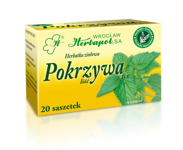 HERBAPOL WROCŁAW Pokrzywa Fix – 20 saszetek po 1,5 g