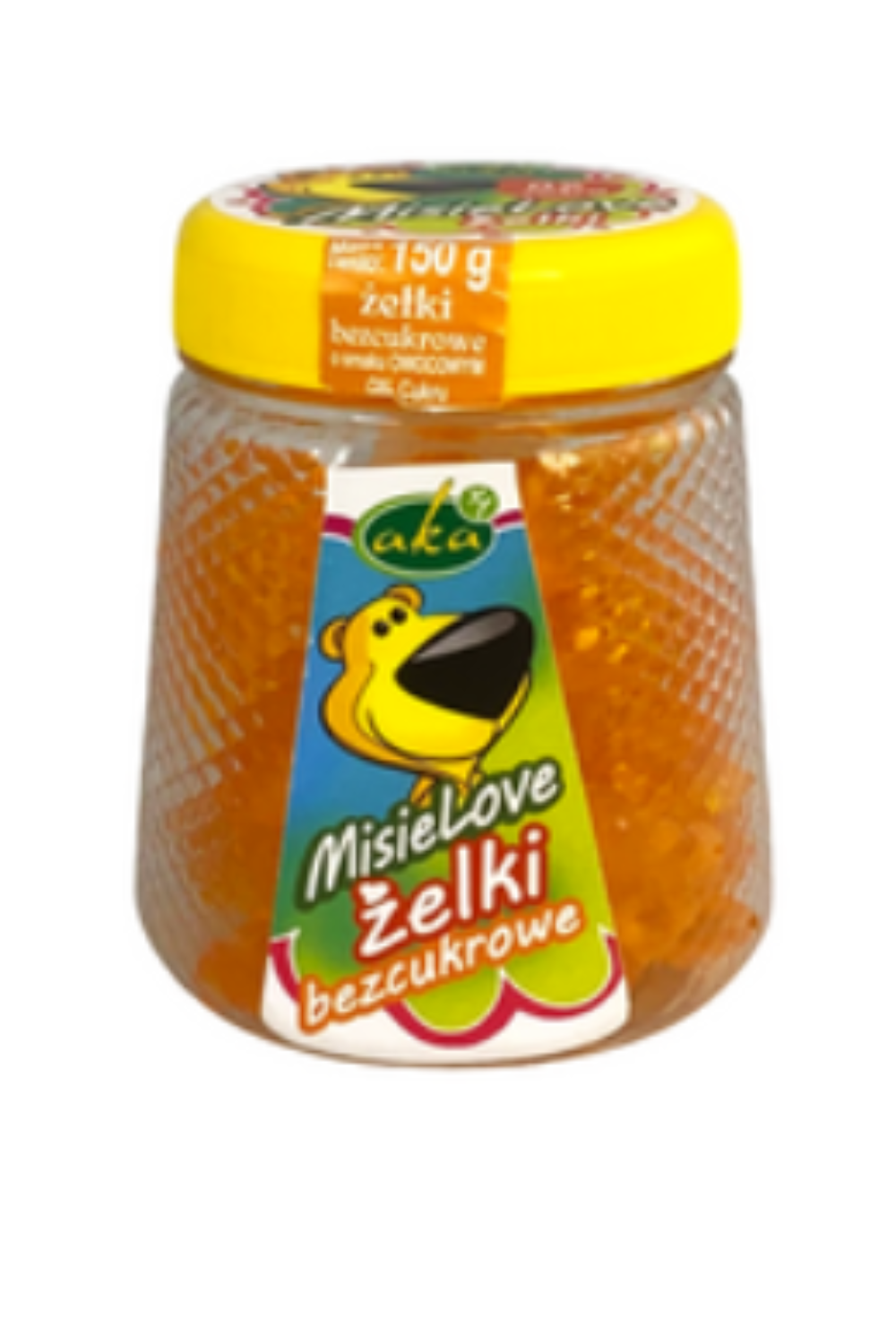AKA MisieLove Żelki bez cukru o smaku owocowym z witaminą C, 150 g