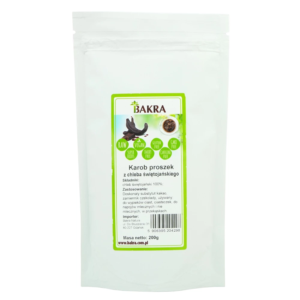 BAKRA Karob - Proszek z chleba świętojańskiego 200 gram