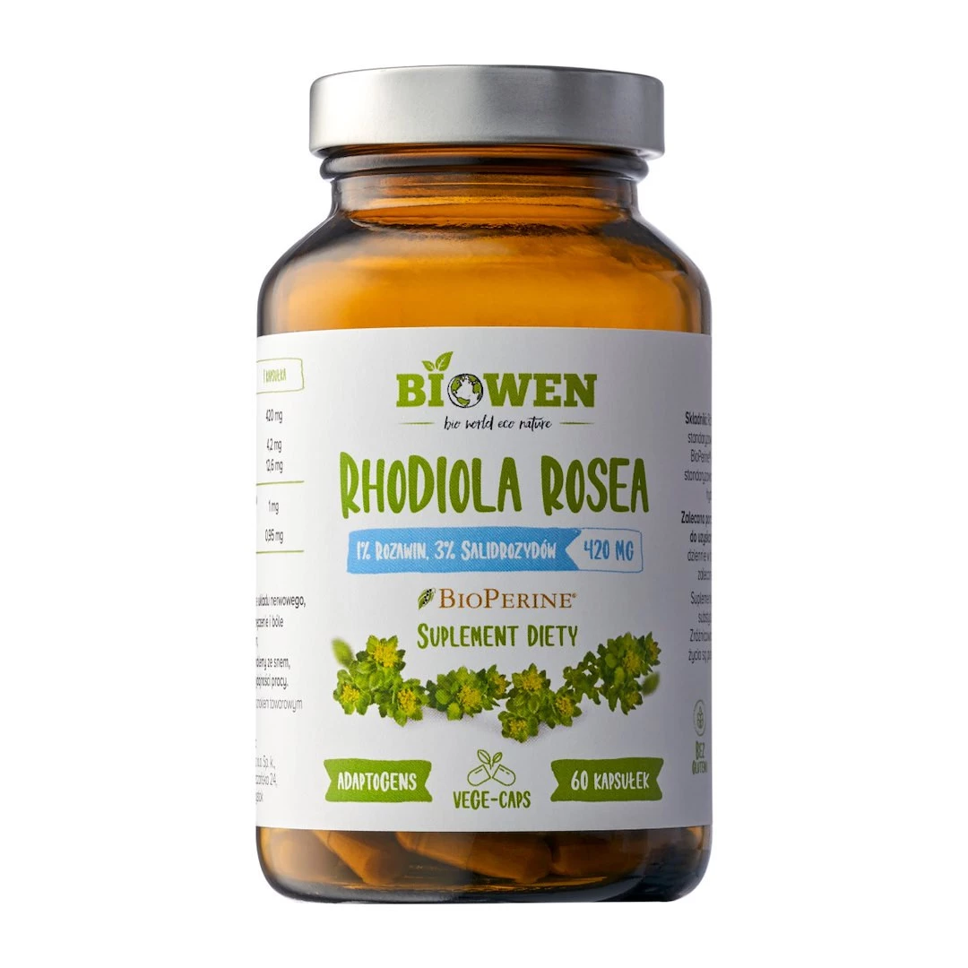 BIOWEN Rhodiola Rosea - Różeniec Górski - 60 kapsułek