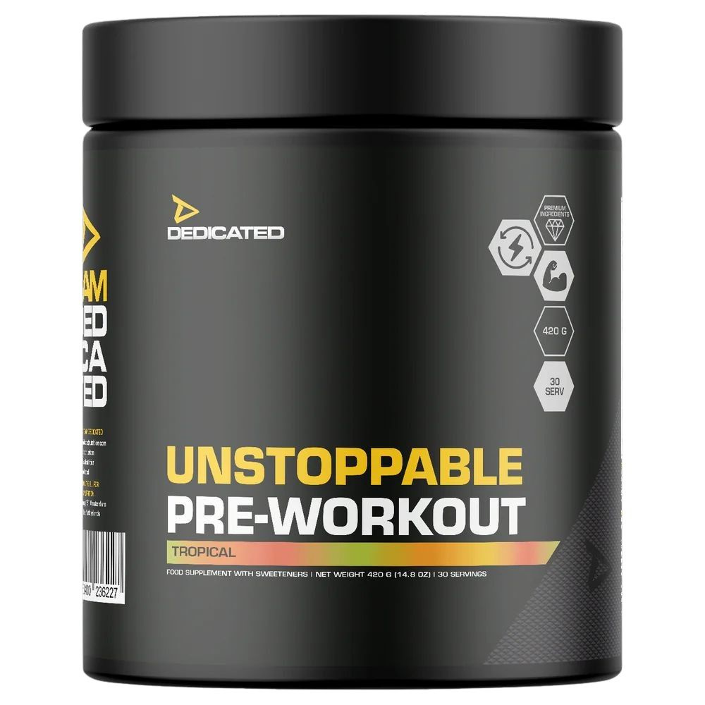 DEDICATED Unstoppable pre-workout , przedtreningówka  420g