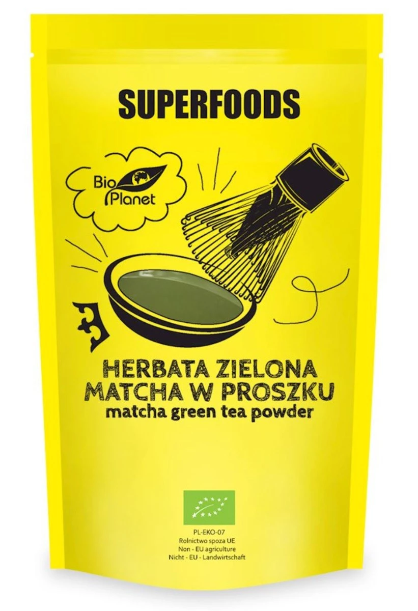 BIO PLANET Herbata Zielona Matcha BIO 100g