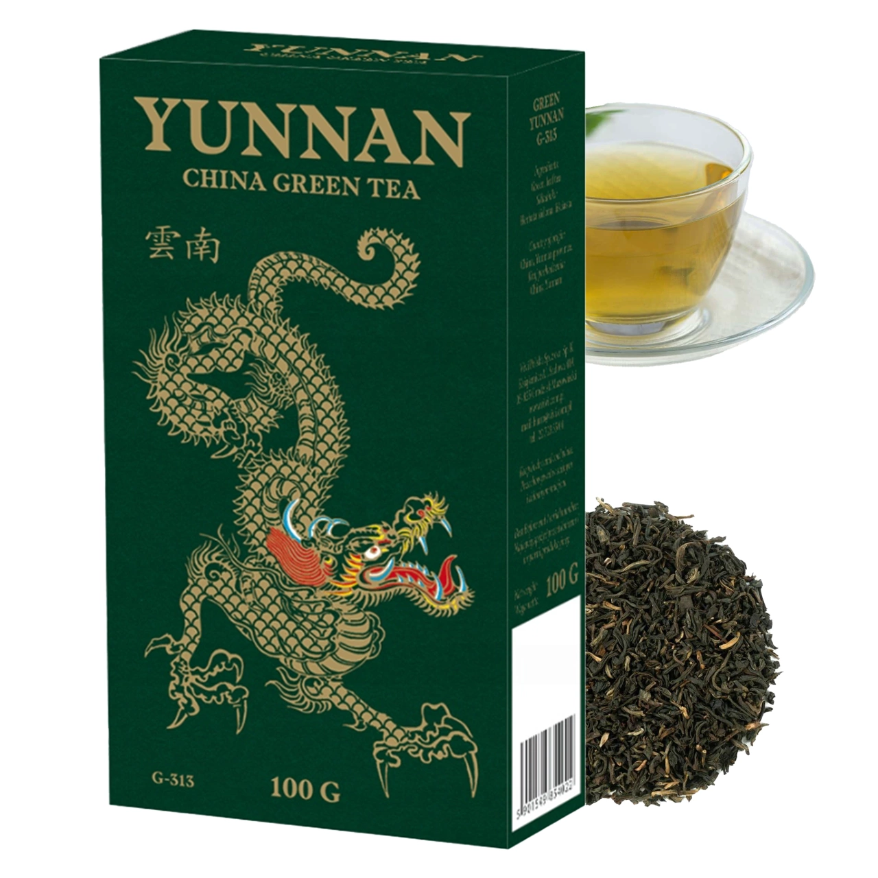 Vivi YUNNAN China Green Tea G-313- zielona herbata 100g