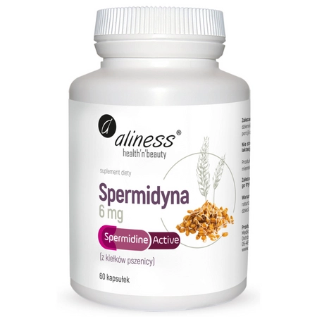 ALINESS Spermidyna Active 6 mg – 60 kapsułek VEGE