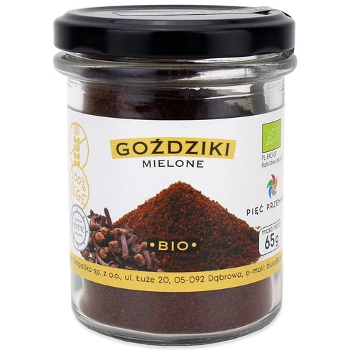 PIĘĆ PRZEMIAN Goździki mielone, bezglutenowe BIO 65 g