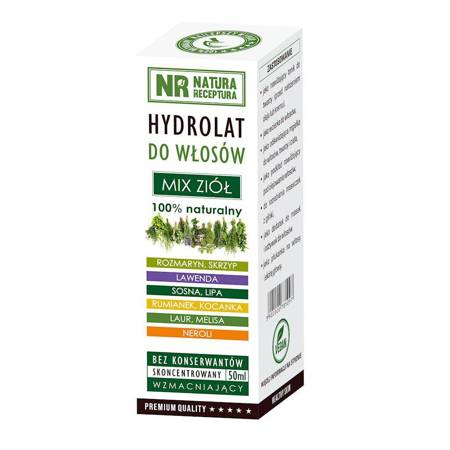 NATURA RECEPTURA Hydrolat do włosów mix ziół 50 ml