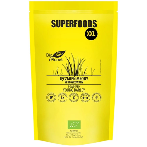 BIO PLANET Jęczmień Młody Sproszkowany BIO – 400 g
