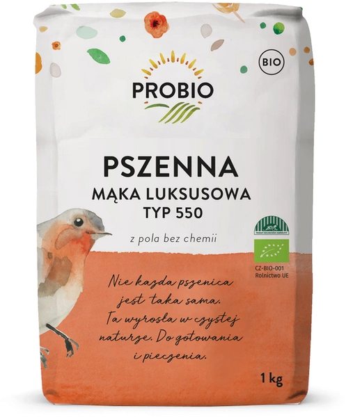 PROBIO Mąka Pszenna luksusowa typ 550 BIO 1 kg