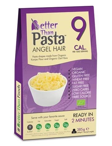 BETTER THAN PASTA Ekologiczny Makaron Konjac Angel Hair 385 g
