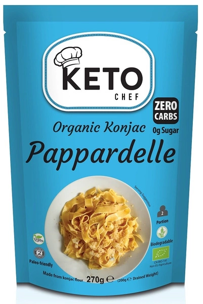 KETO CHEF Makaron Konjac Pappardelle BIO 270 g
