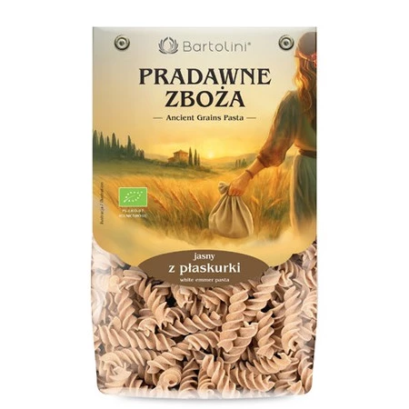 BARTOLINI Makaron z płaskurki świderek BIO 250g