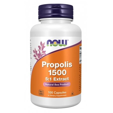 NOW FOODS Propolis 1500  5:1 Ekstrakt - 100 kapsułek
