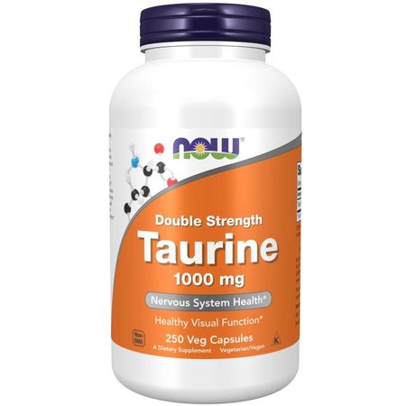 NOW FOODS Tauryna 1000mg 250 veg capsules