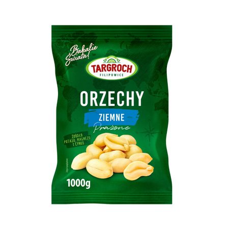 TARGROCH Orzechy ziemne prażone bez soli 1 kg