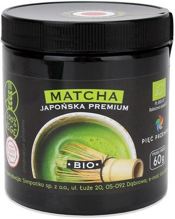 PIĘĆ PRZEMIAN Japońska MATCHA premium BIO 60g