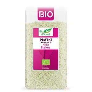 Bio Planet Płatki Jaglane BIO – ekologiczne płatki z prosa, 300 g