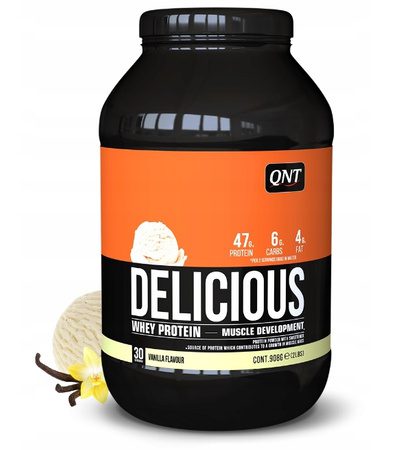 QNT Delicious Whey Protein koncentrat białka premium 908g