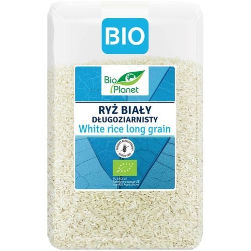 BIO PLANET Ryż długoziarnisty bezglutenowy BIO 2 kg