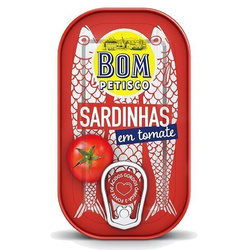 BOM PETISCO Sardynki Portugalskie w Sosie Pomidorowym 120g