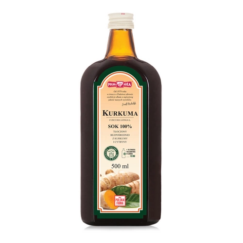 POLSKA RÓŻA Sok z Kurkumy NFC 500ml
