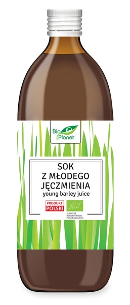 BIO PLANET Sok z Młodego Jęczmienia BIO – 500 ml