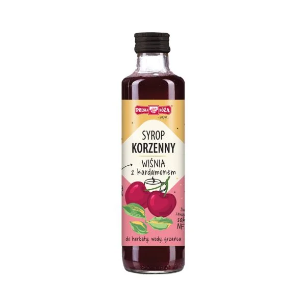 POLSKA RÓŻA Syrop Korzenny Wiśnia z kardamonem 250ml