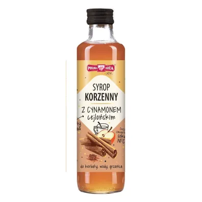 POLSKA RÓŻA Syrop korzenny z cynamonem cejlońskim 250ml