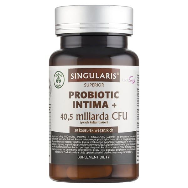 SINGULARIS Probiotic Intima + 40,5 miliarda CFU 30 kap