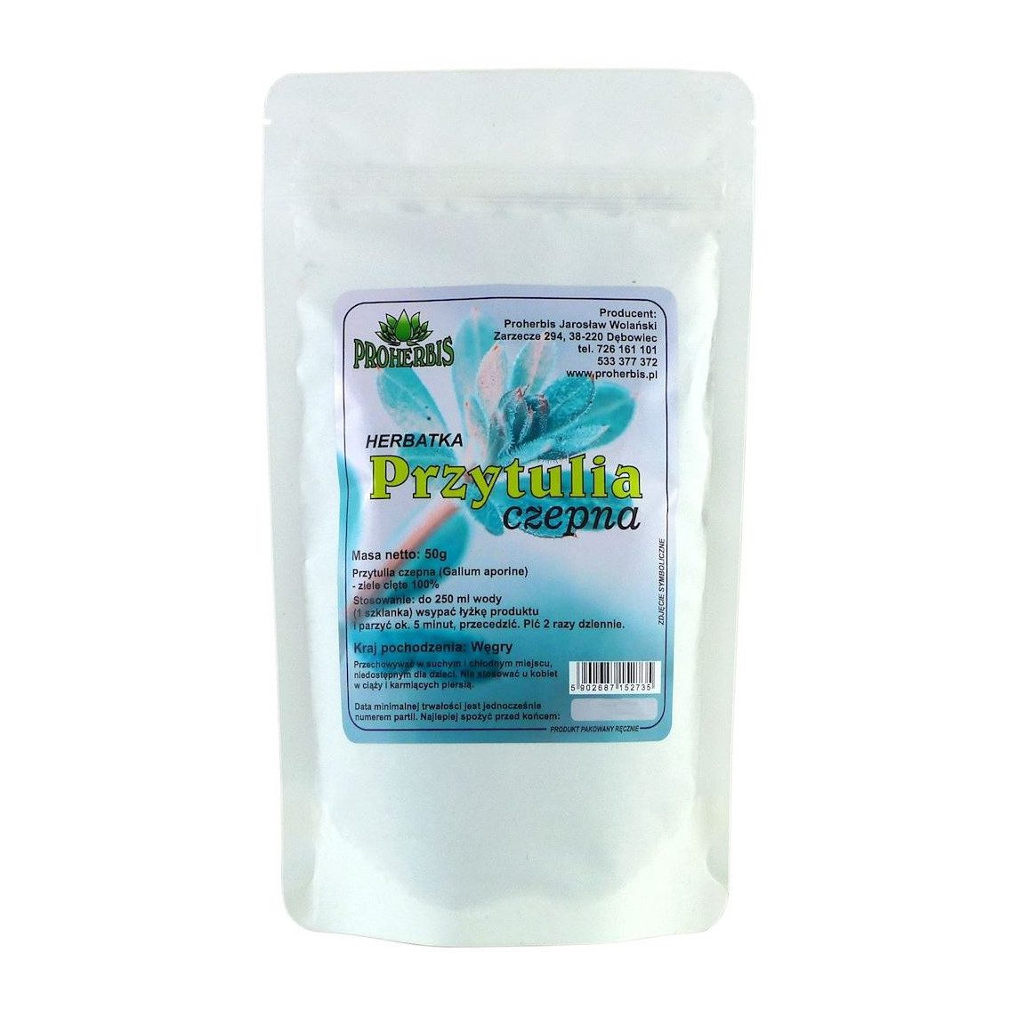 PROHERBIS Przytulia czepna 50g