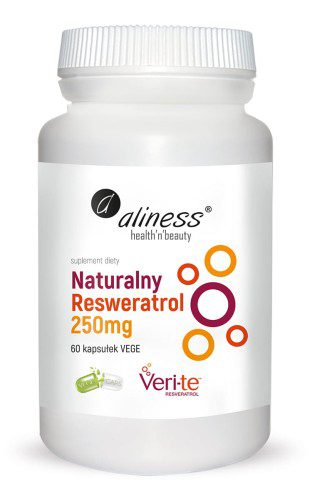 ALINESS Naturalny Resweratrol Veri-Te 250mg 60 kap