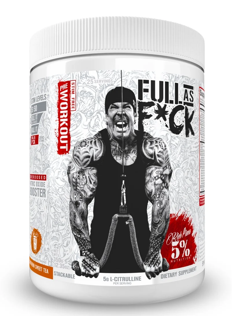 5% NUTRITION Full as F*ck pre-workout bez kofeiny 375g