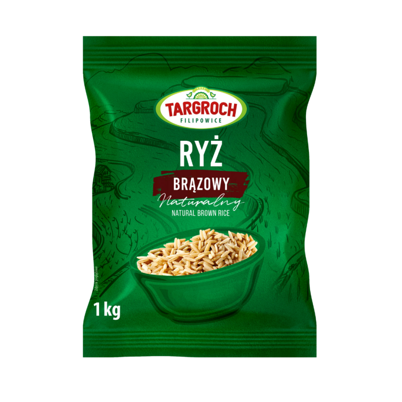 TARGROCH Ryż brązowy 1 kg