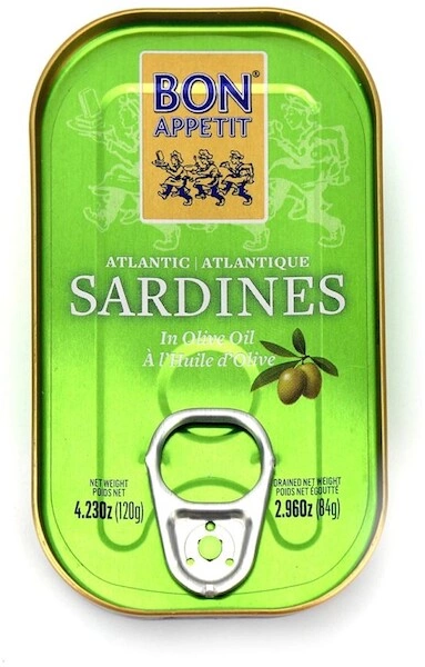 BON APPETIT Sardynki w oliwie z oliwek 120g
