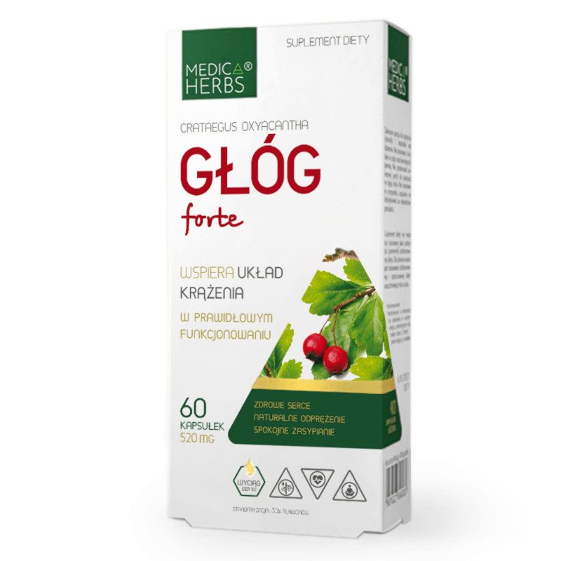MEDICA HERBS  Głóg Forte 60kaps