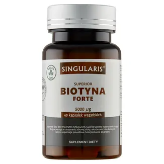 SINGULARIS Superior Biotyna Forte 5000 µg, 60 kapsułek wegańskich