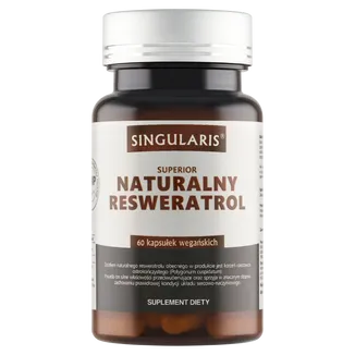 SINGULARIS Superior Naturalny Resweratrol, 60 kapsułek