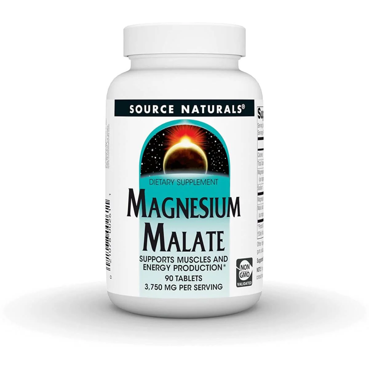 SOURCE NATURALS Magnesium Malate, Jabłczan Magnezu 90 tab
