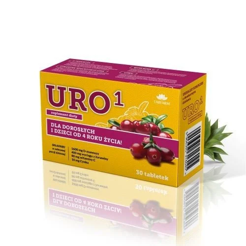 VIRDE URO1 30 tabletek na problemy z pęcherzem