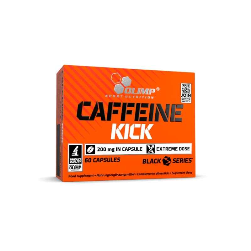OLIMP Caffeine kick 200mg kofeina 60 kapsułek