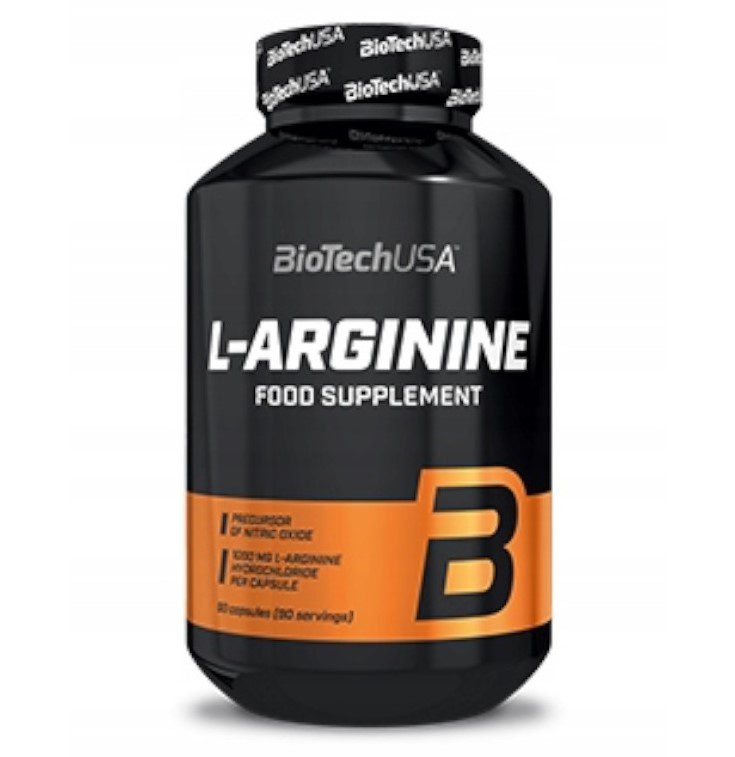 BioTech USA L-Arginine food supplement 90 mega capsules