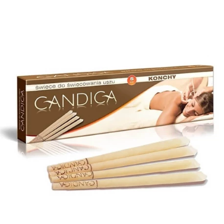 AURA HERBALS CANDICA KONCHY świece do świecowania uszu 5 par