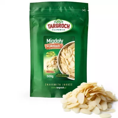 TARGROCH Migdały w płatkach 500 gram