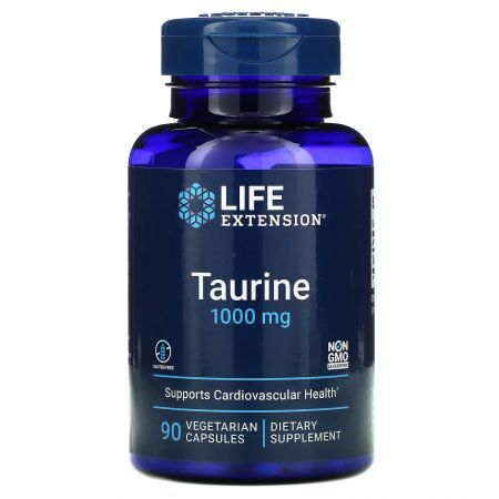 LIFE EXTENSION Taurine -  tauryna 1000mg 90vcaps