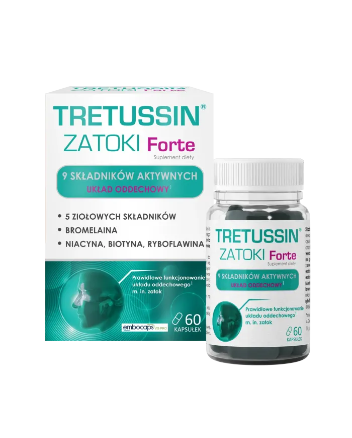 DOMOWA APTECZKA Tretussin Zatoki Forte 60 kapsułek