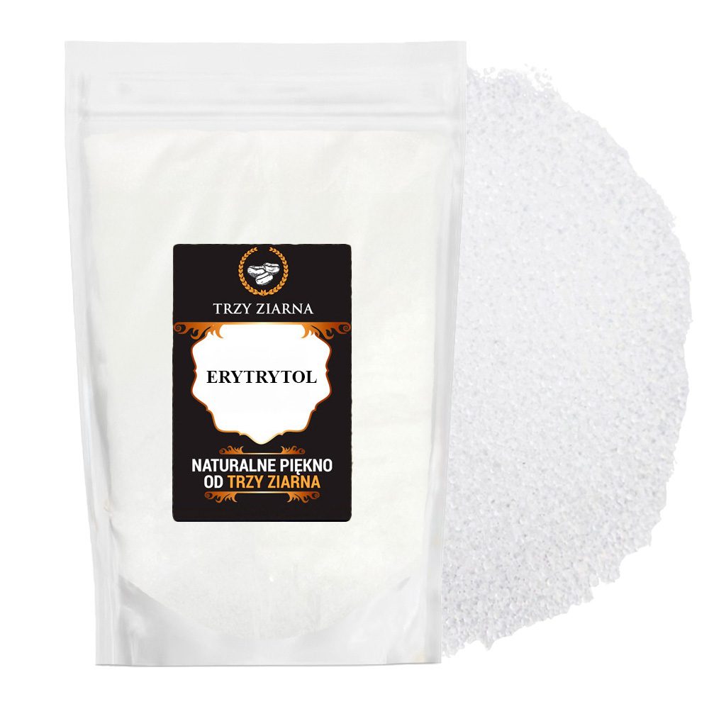 TRZY ZIARNA Erytrol 1 kg naturalny słodzik bez kalorii