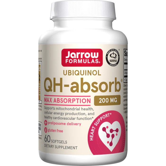 JARROW FORMULAS Ubiquinol QH-Absorb 200mg 60 softgels