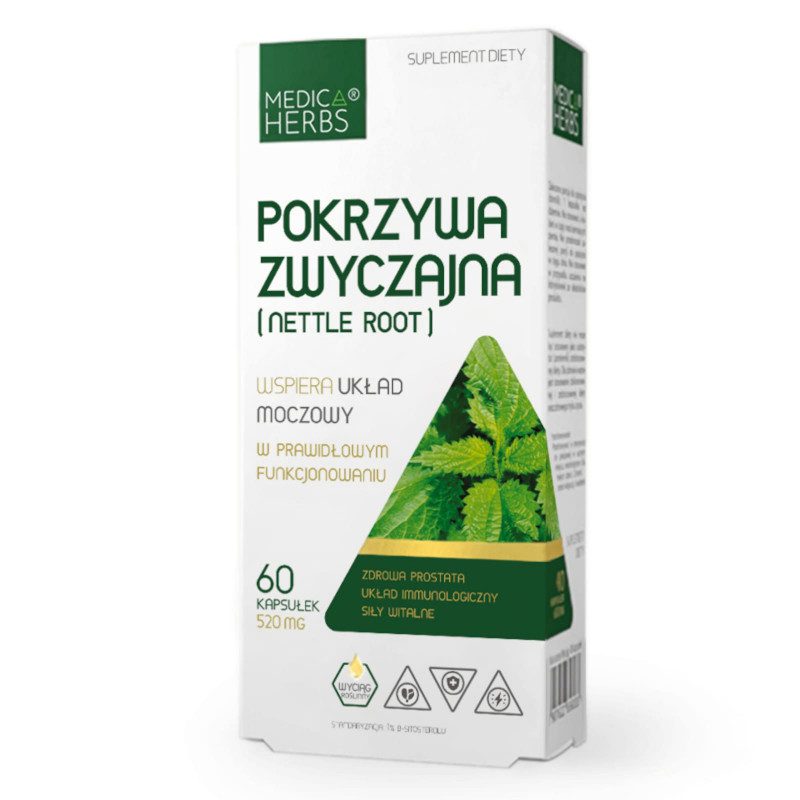 MEDICA HERBS Pokrzywa korzeń - DHT, prostata, włosy