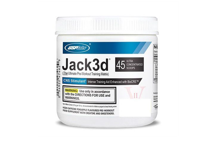 USP Labs Jack3d przedtreningówka 248g